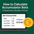 work out an accumulator bet